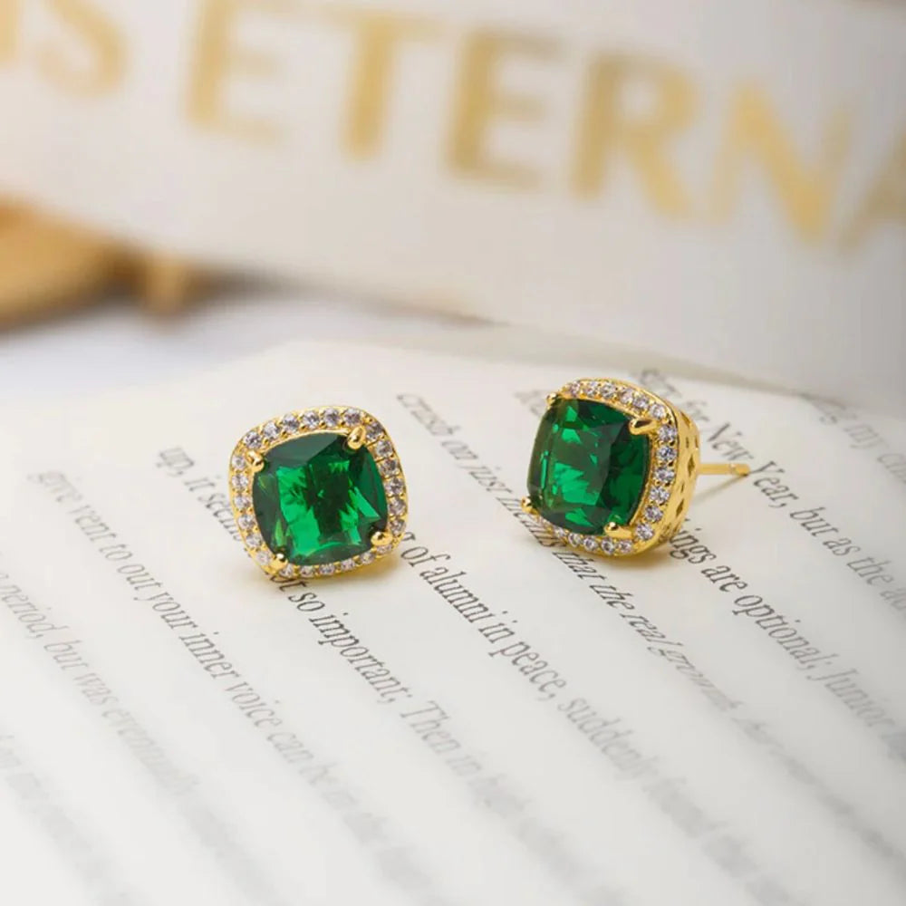 Calista Verdoux Emerald Earrings