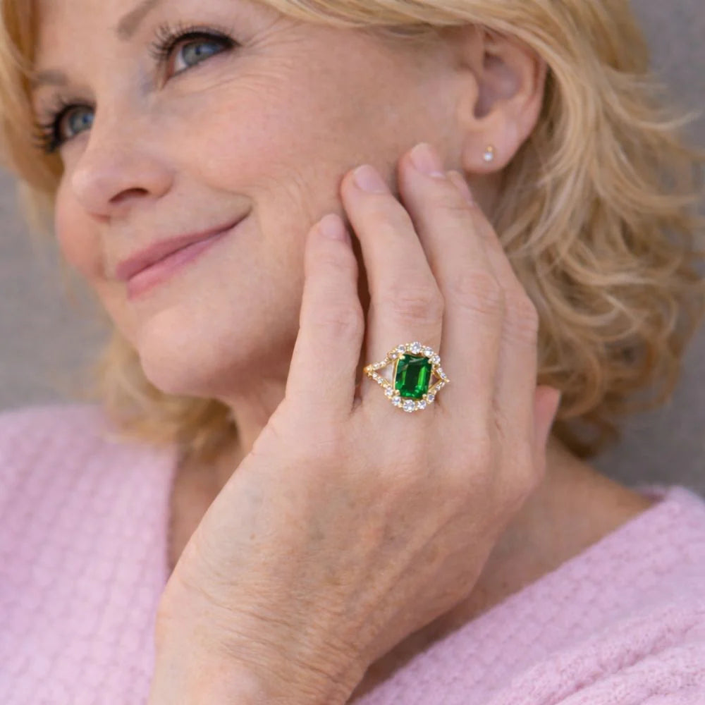 Elisova Grenthal Emerald Ring