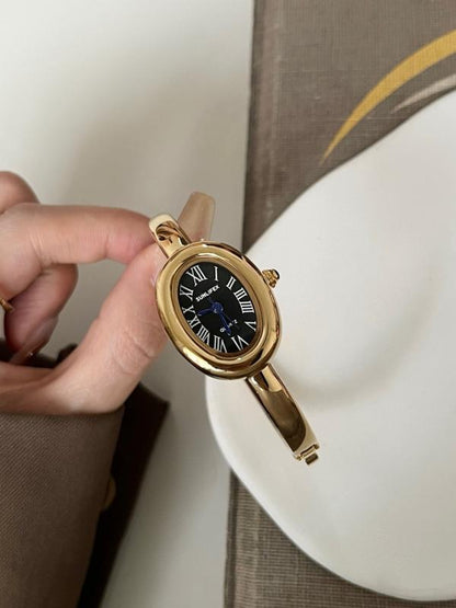 Elegant Oval Vintage Watch