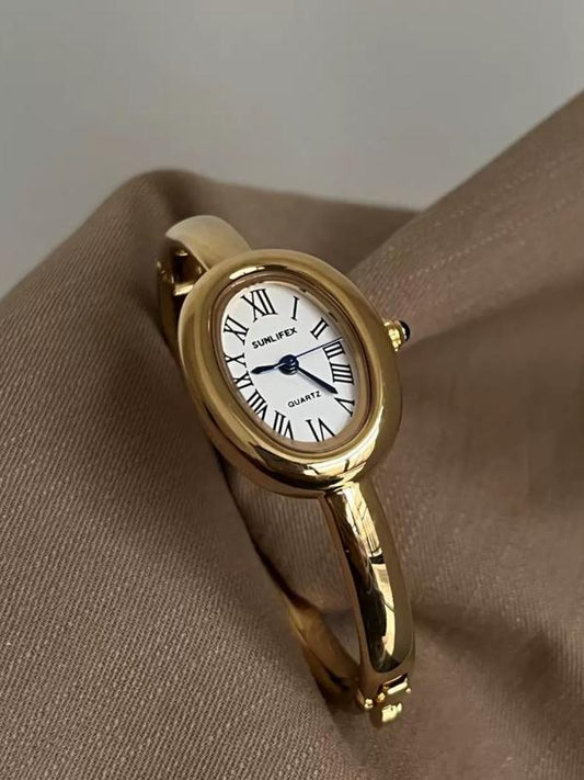 Elegant Oval Vintage Watch