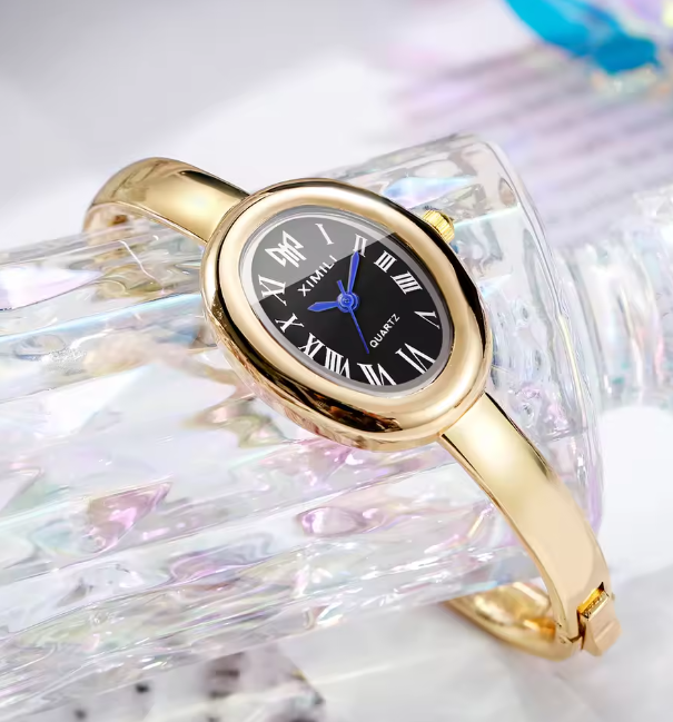 Elegant Oval Vintage Watch