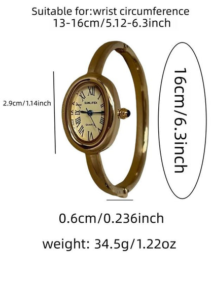 Elegant Oval Vintage Watch
