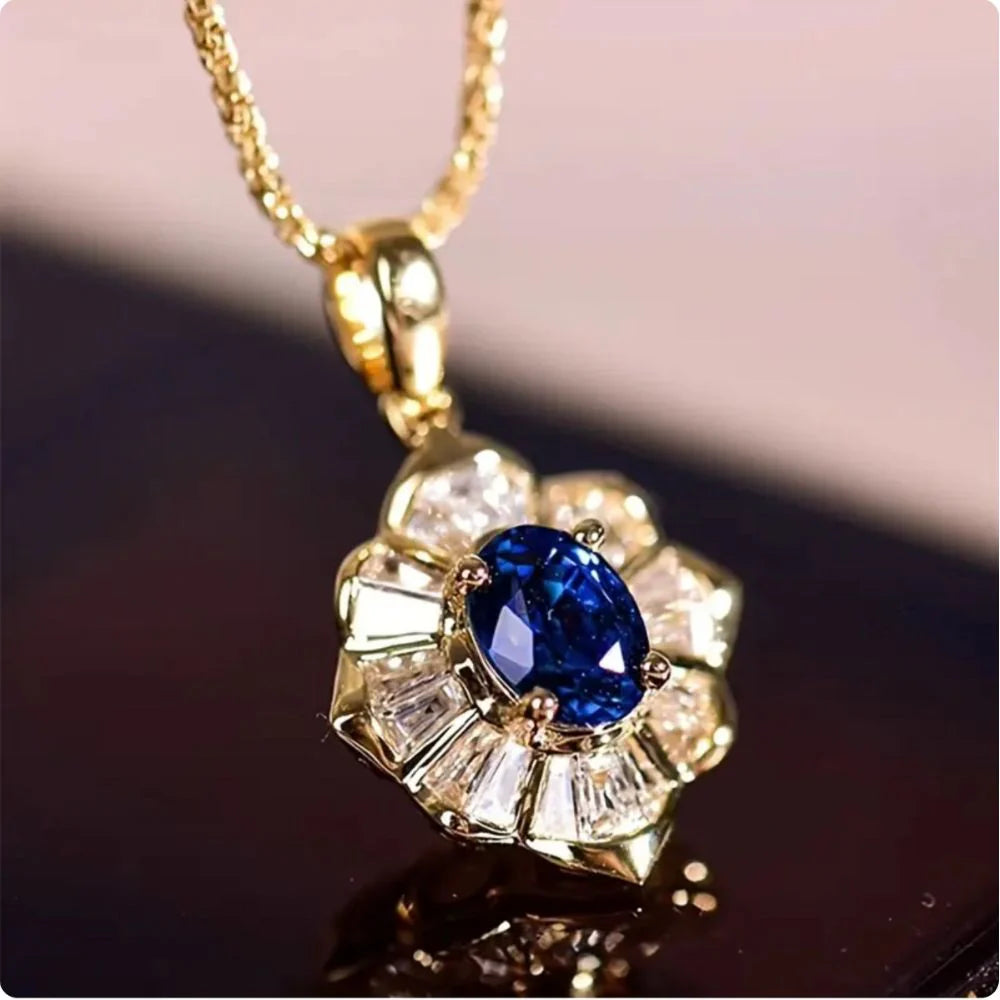 Kavella Noctazure Necklace