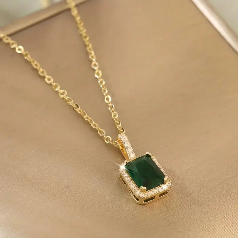 Zarela Fontayne Emerald Necklace