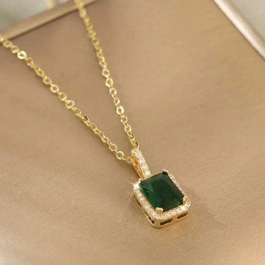 Zarela Fontayne Emerald Necklace