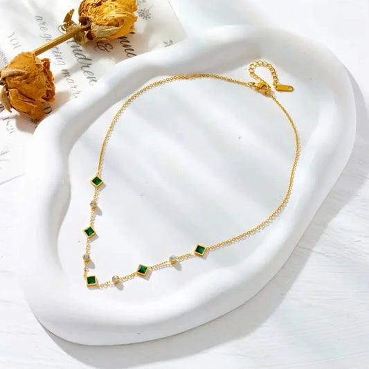 Amelisse Glenwyn Emerald Necklace