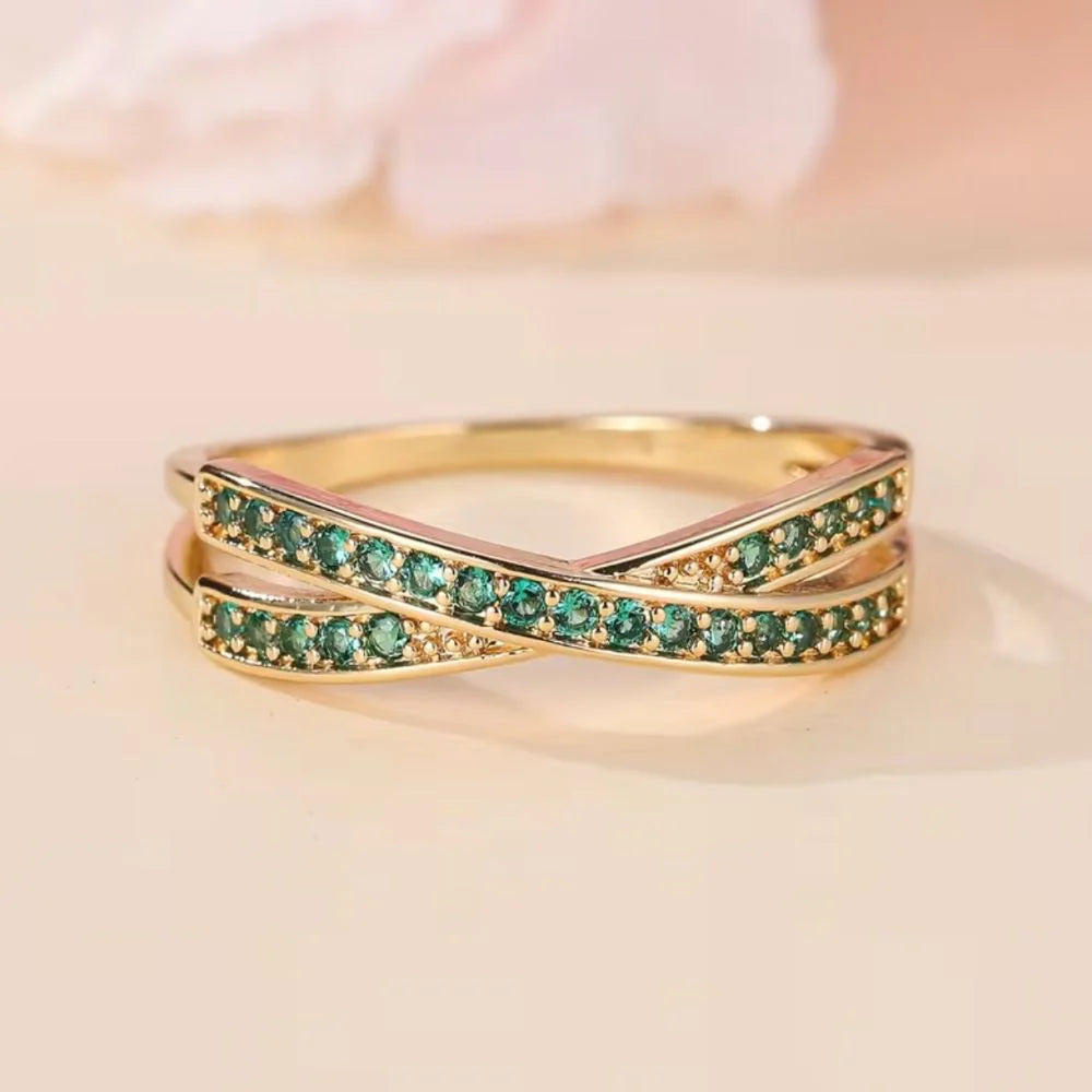 Emerald Flow Ring