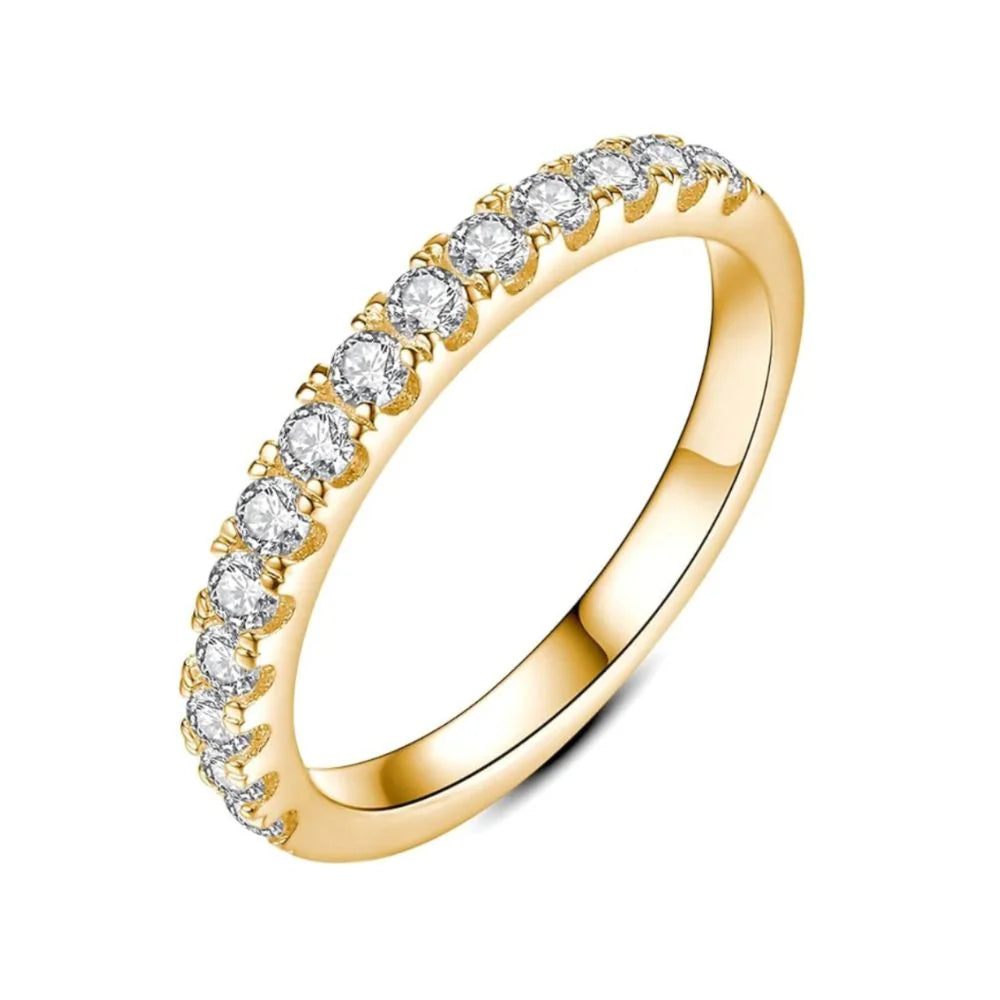 Gold Diamond Embrace Band