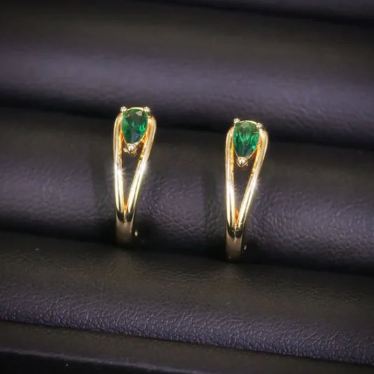 Amara Lavigne Emerald Earrings